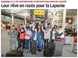 Notre zone d'activité pour ce service Aide aux enfants malades du cancer